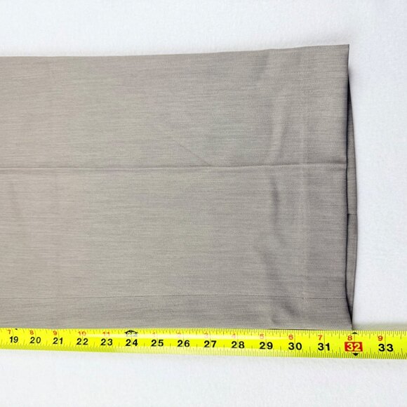 Perry Ellis Portfolio Men's Premilux Taupe Classic Fit Dress Pants 42x32 NWT - Picture 8 of 11